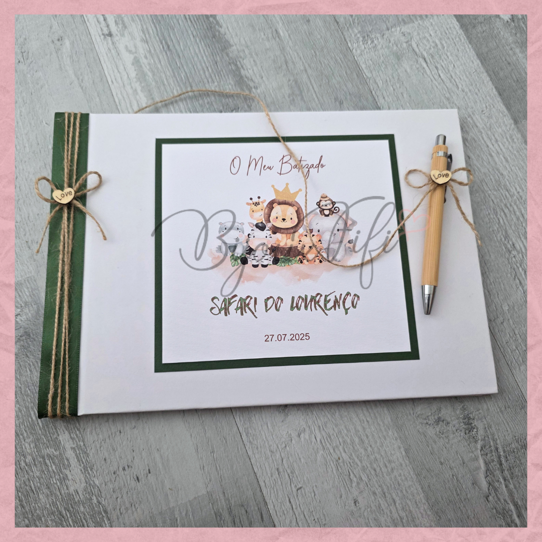 Livro de Honra A4 "Safari"
