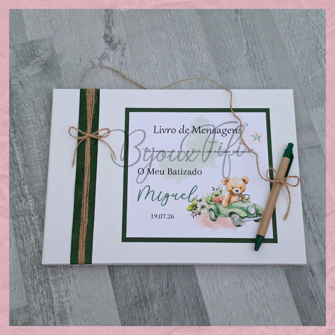 Livro de Honra A4 "Teddy Green"