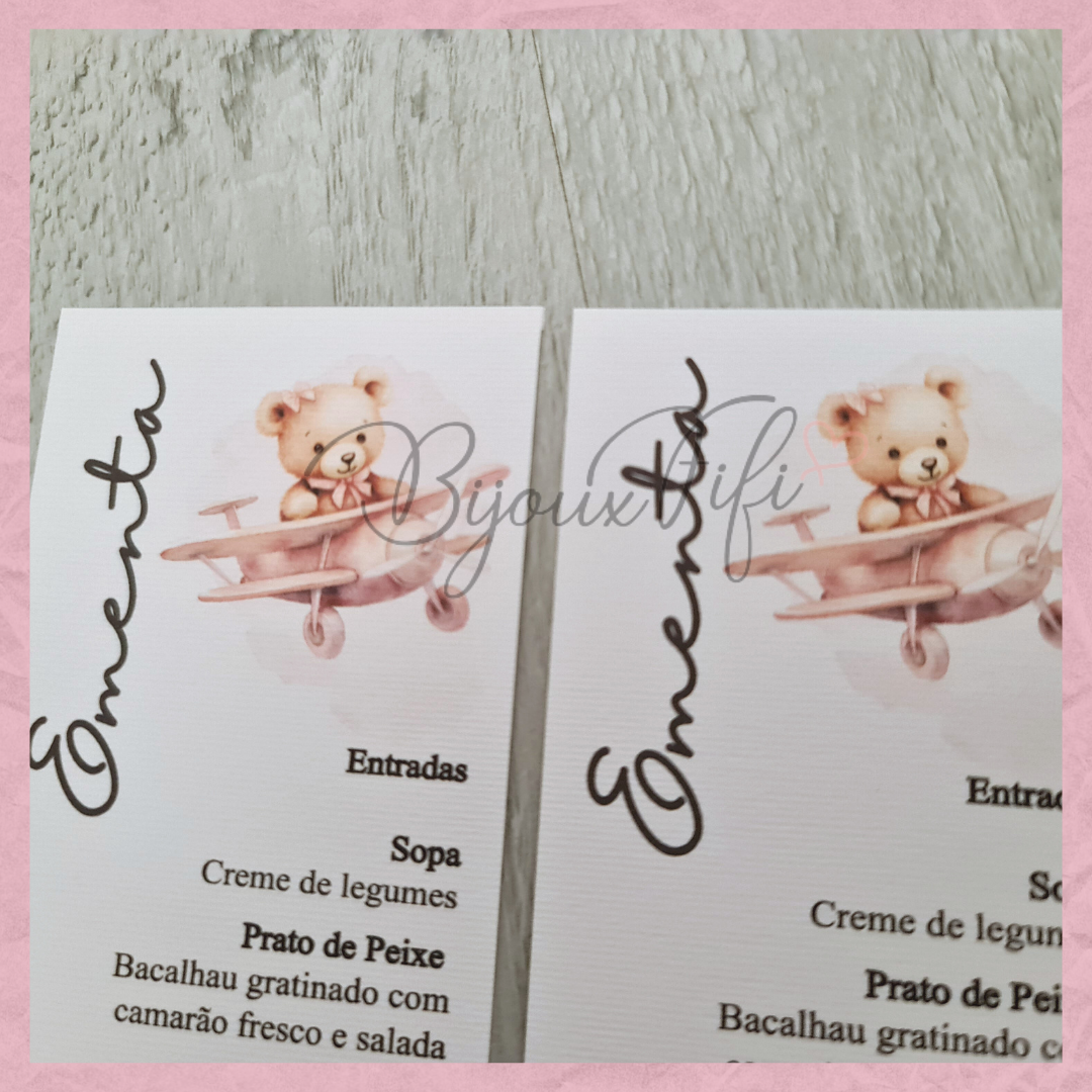 Ementa "Teddy Rose"