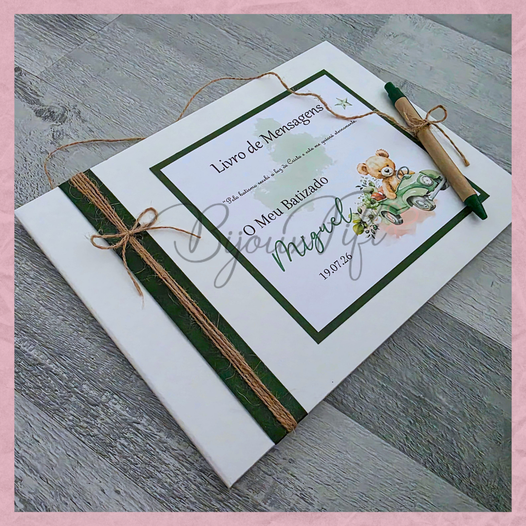 Livro de Honra A4 "Teddy Green"