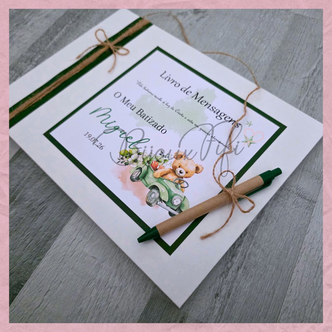 Livro de Honra A4 "Teddy Green"