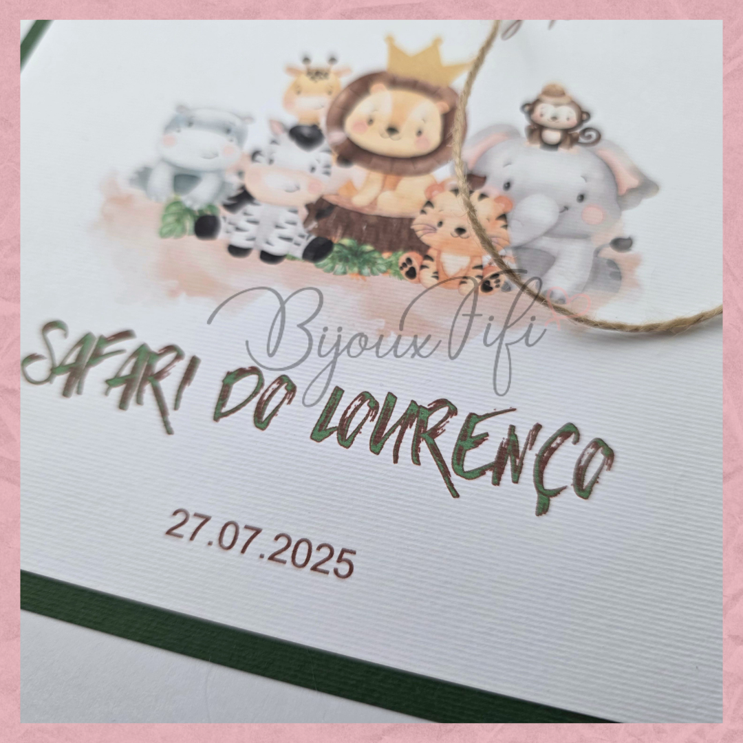 Livro de Honra A4 "Safari"