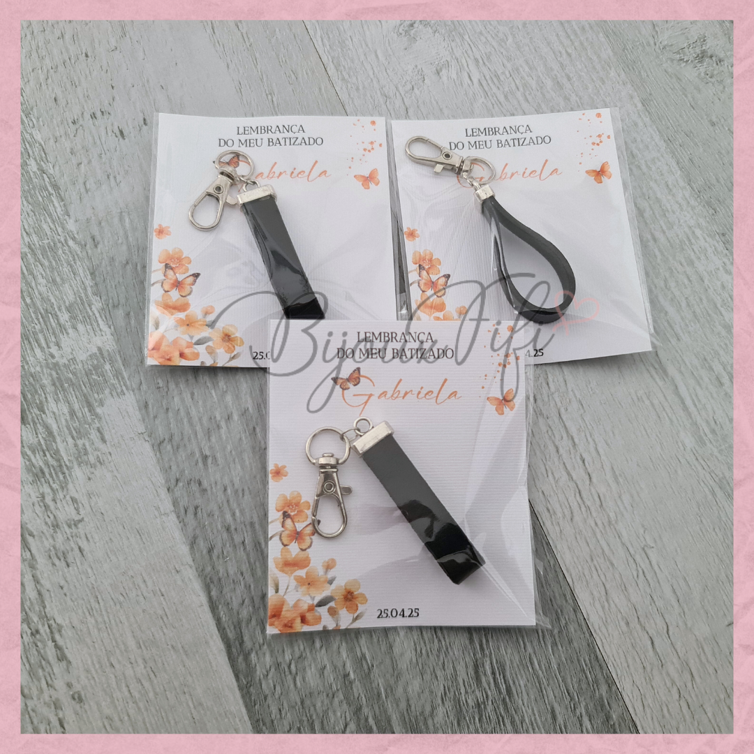 Porta-chaves cabedal "ButterFly"