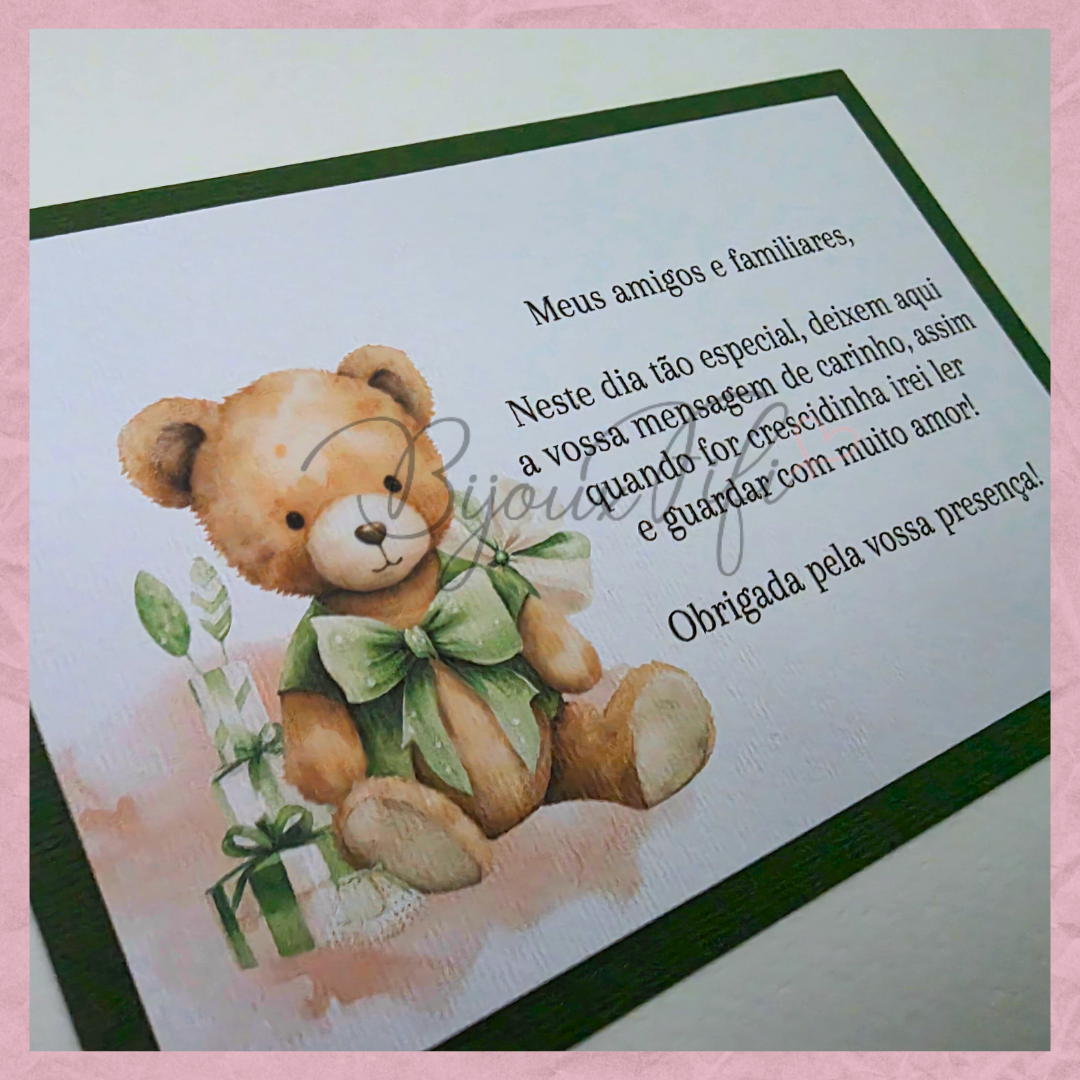 Livro de Honra A4 "Teddy Green"