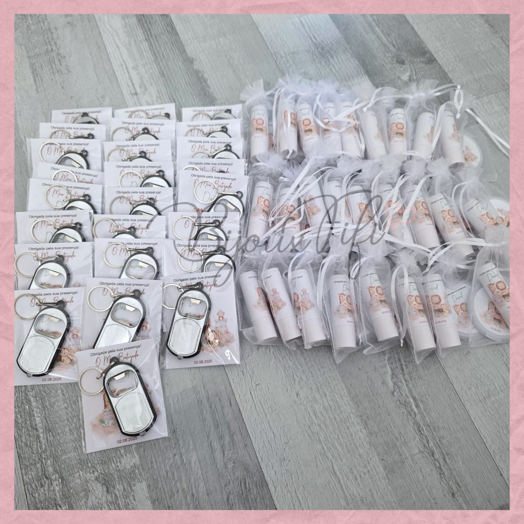 Kit Espelho de bolso+lip balm "Safari II"