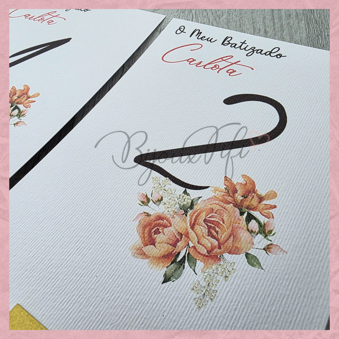 Marcador de Mesa com base II "Terracotta"