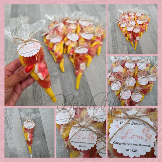 Saquinho de gomas "Cute Bear" Rose