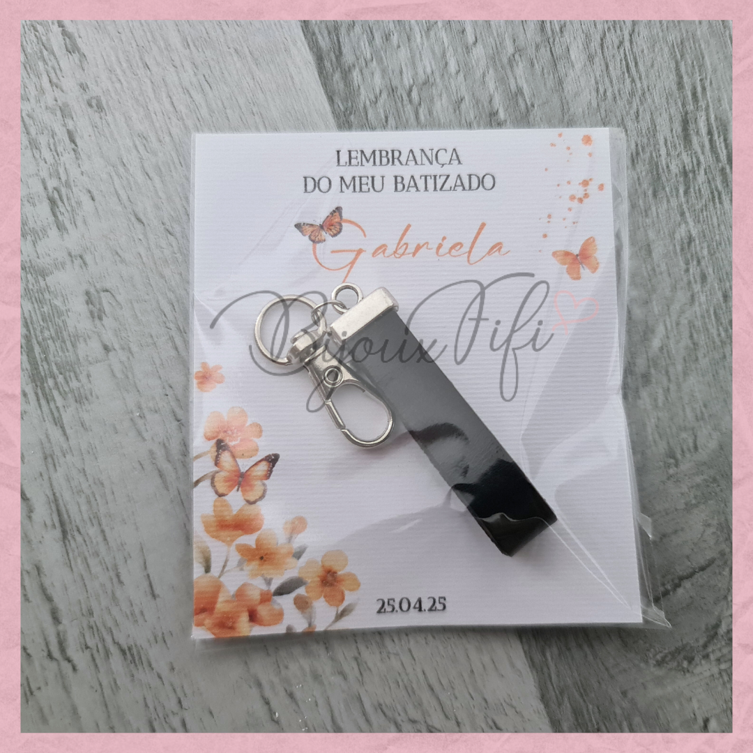 Porta-chaves cabedal "ButterFly"