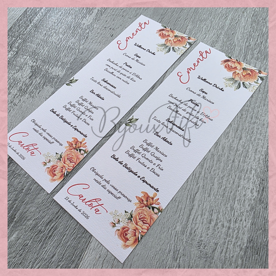 Ementa II "Terracotta"