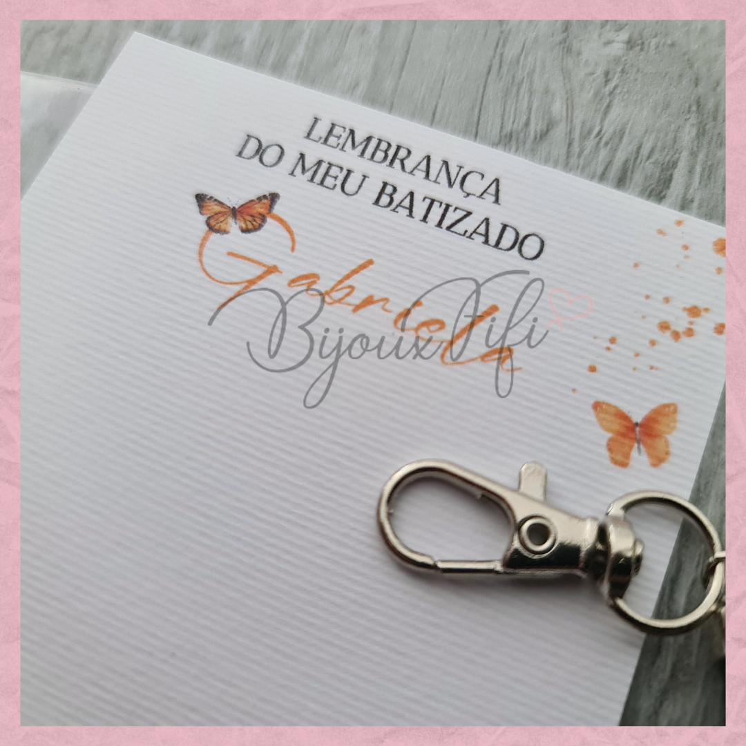 Porta-chaves cabedal "ButterFly"