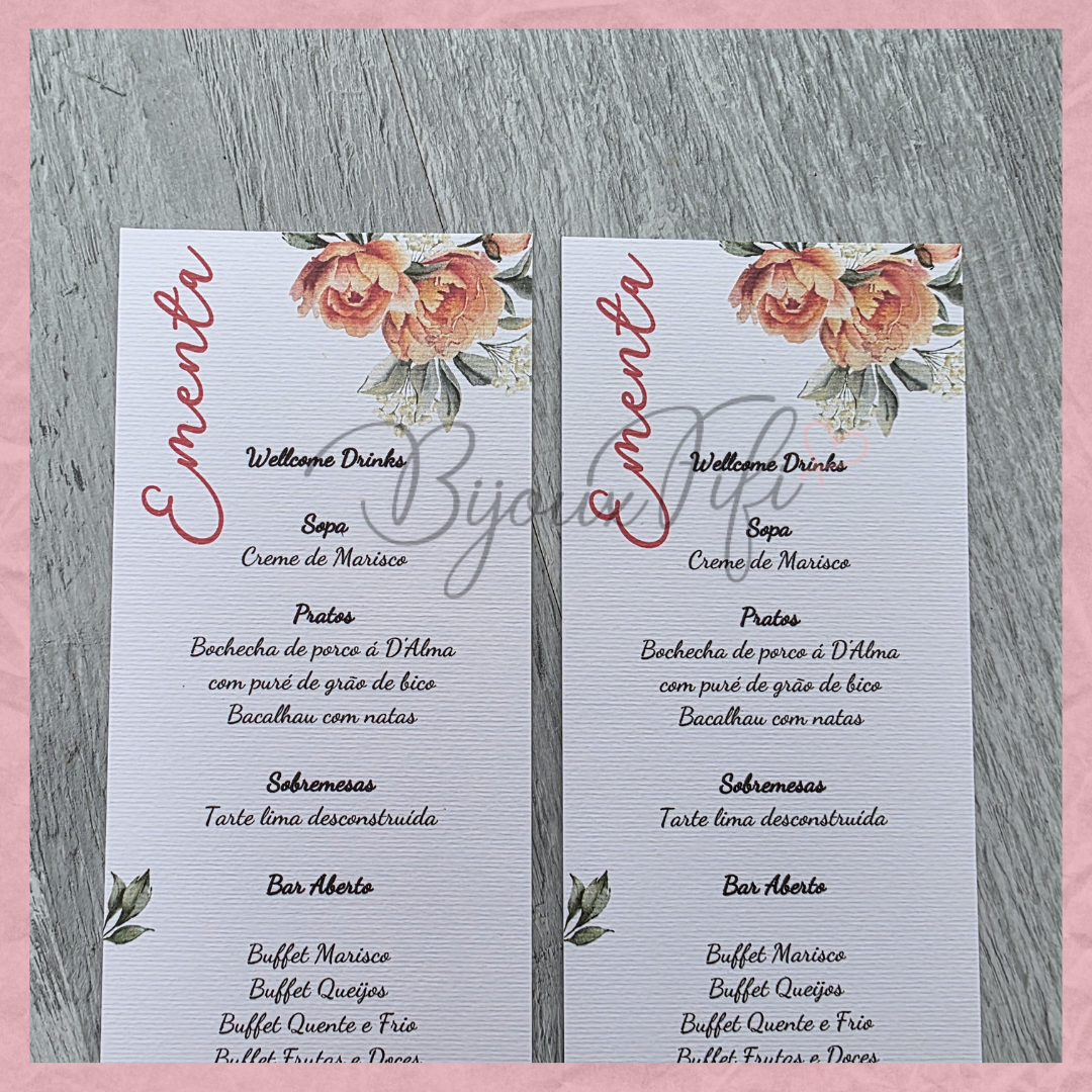 Ementa II "Terracotta"