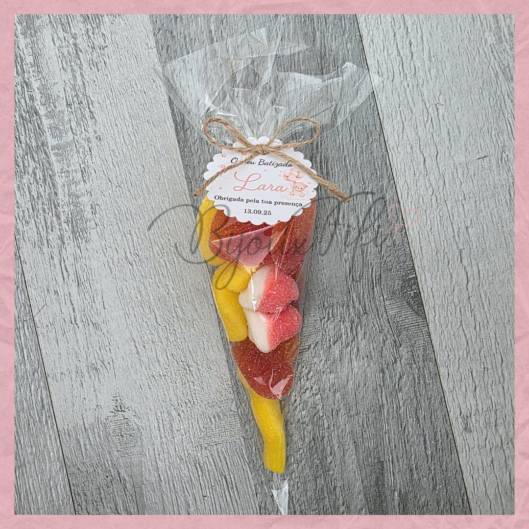 Saquinho de gomas "Cute Bear" Rose
