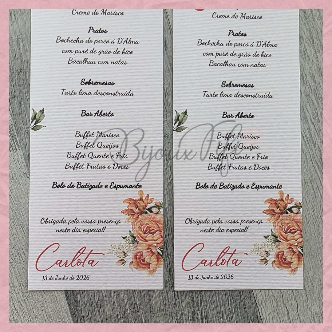 Ementa II "Terracotta"