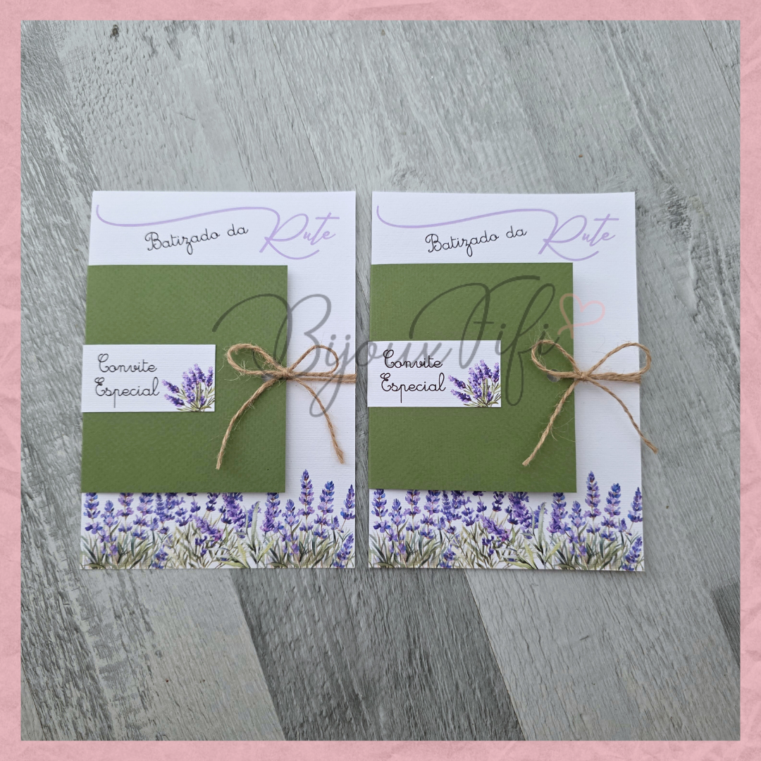 Convite "Lavanda"