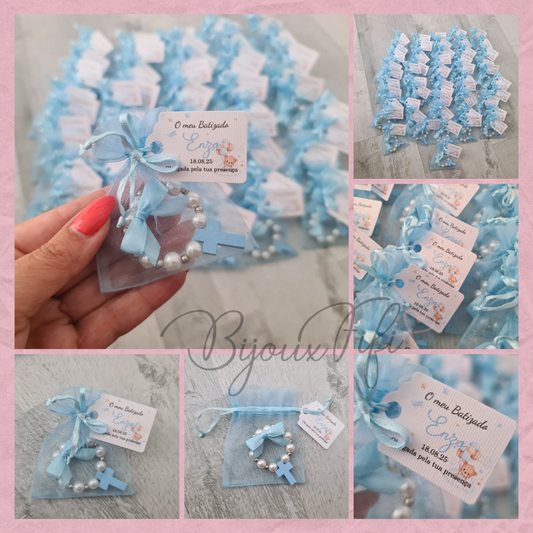 Saco com Dezena "Cute Bear" Blue