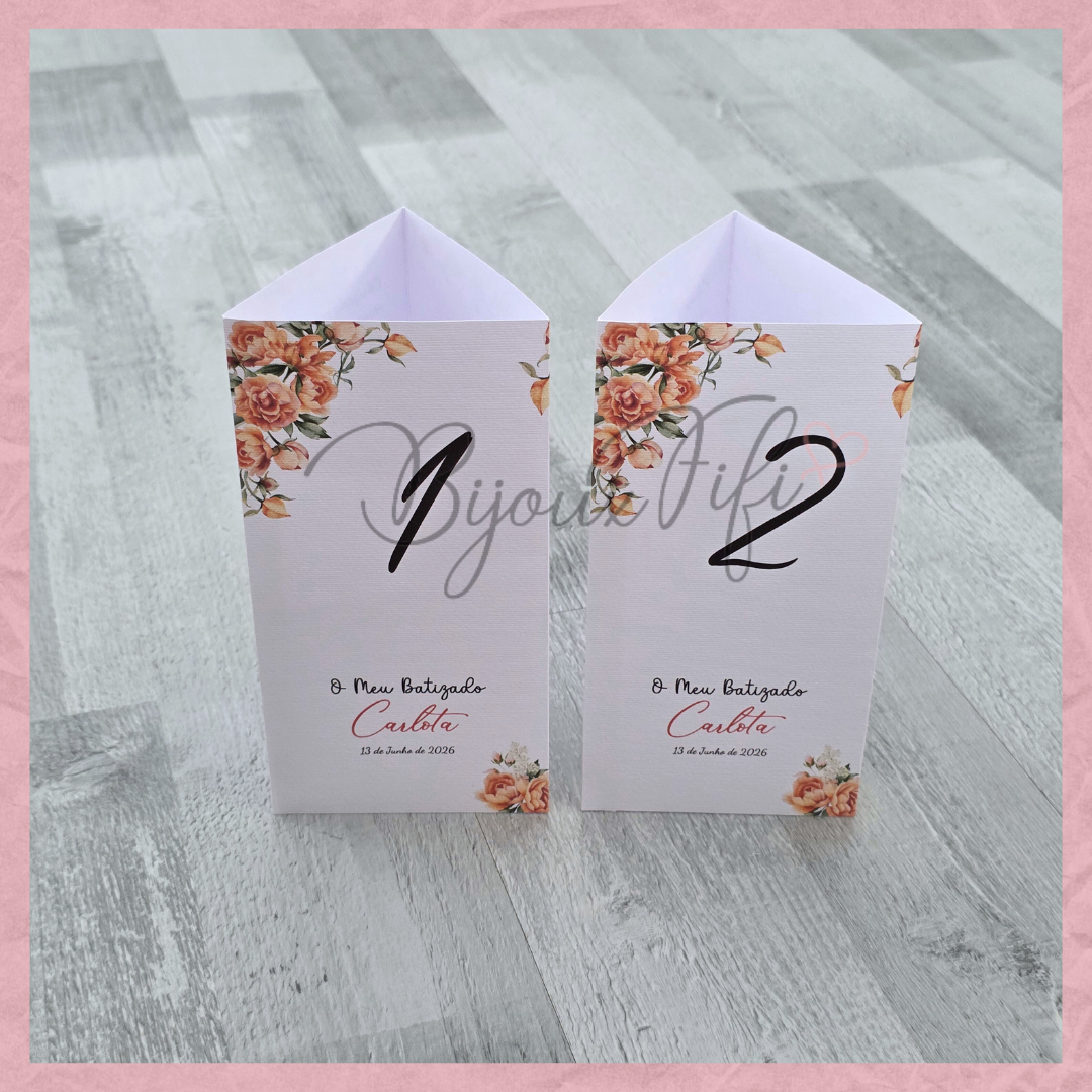 Marcador de Mesa/Ementa 3em1 "Terracotta"