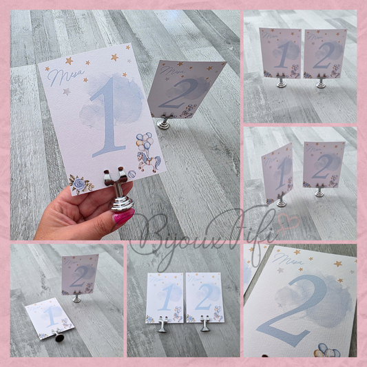 Marcador de Mesa com base "Fun Park" Blue