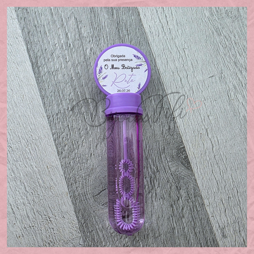 Frasco Bolas de Sabão "Lavanda"