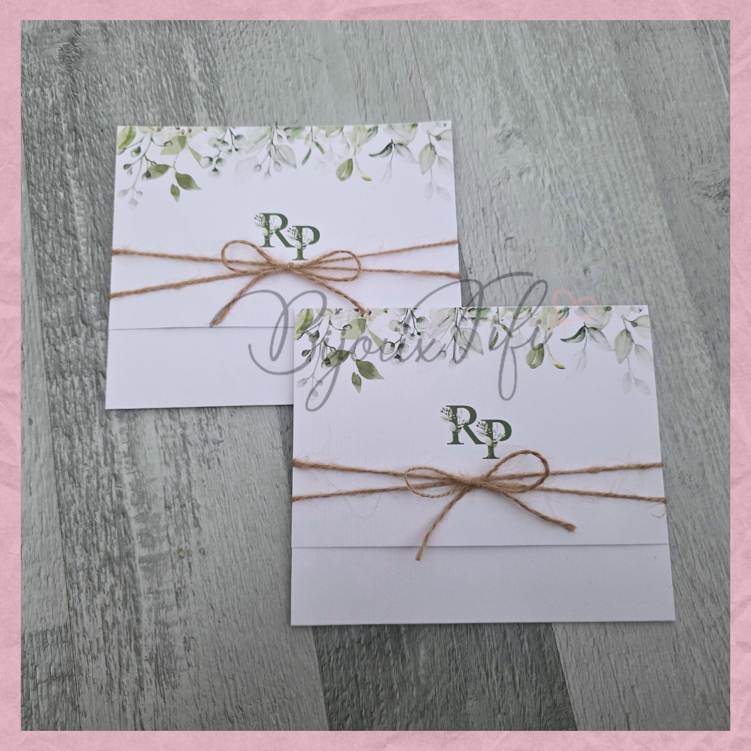 Convite wedding "Greenery"