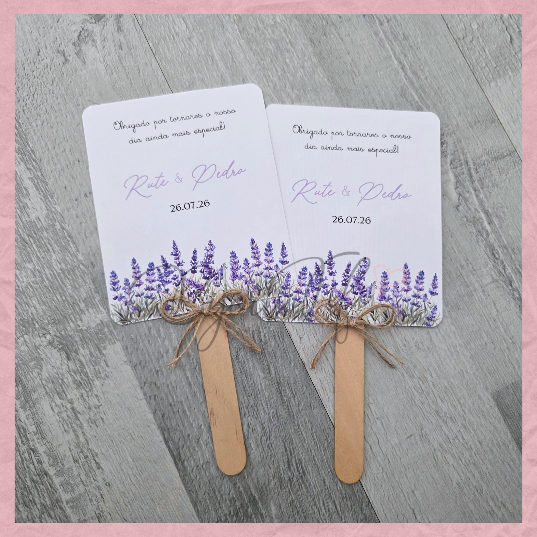 Leque sisal "Lavanda"