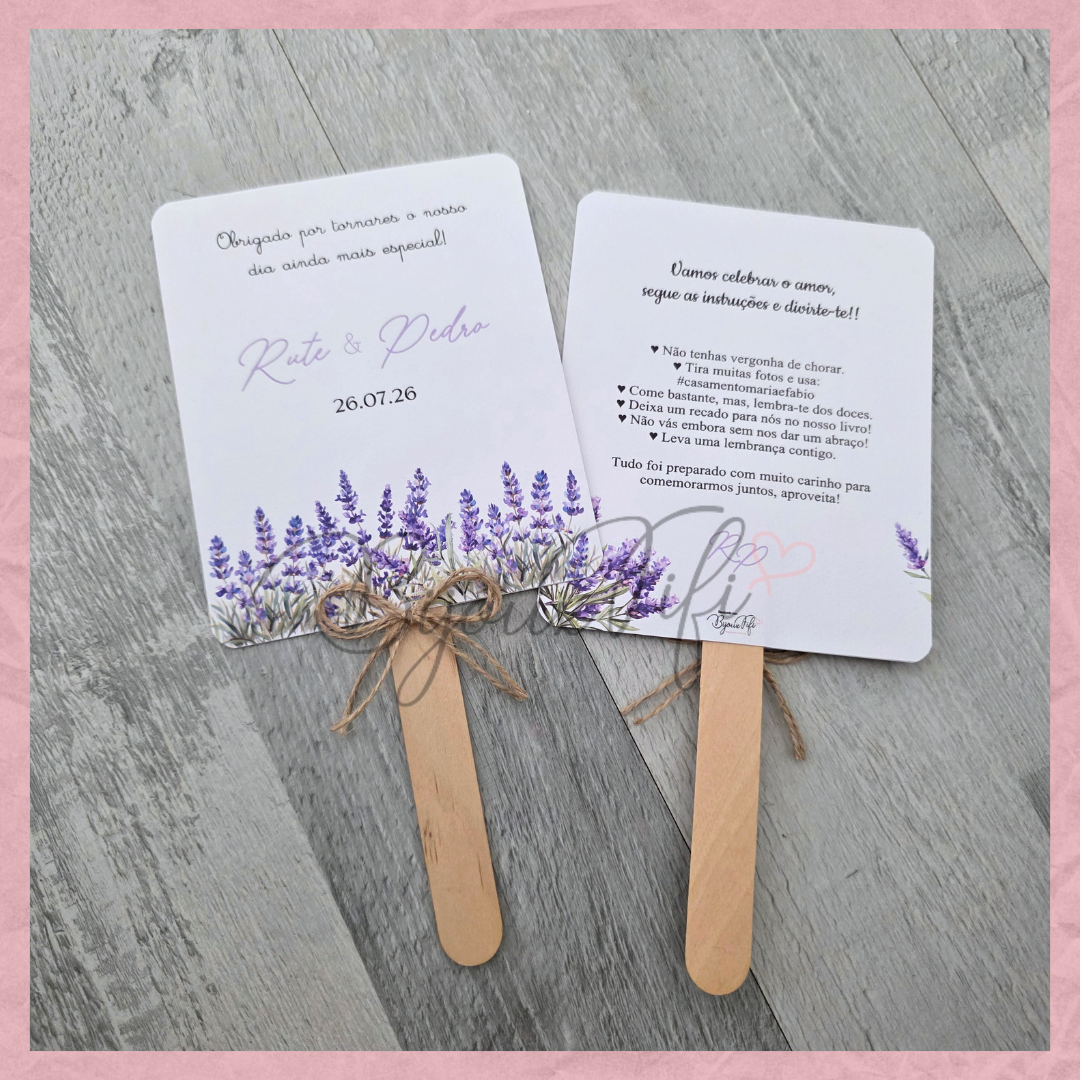 Leque sisal "Lavanda"