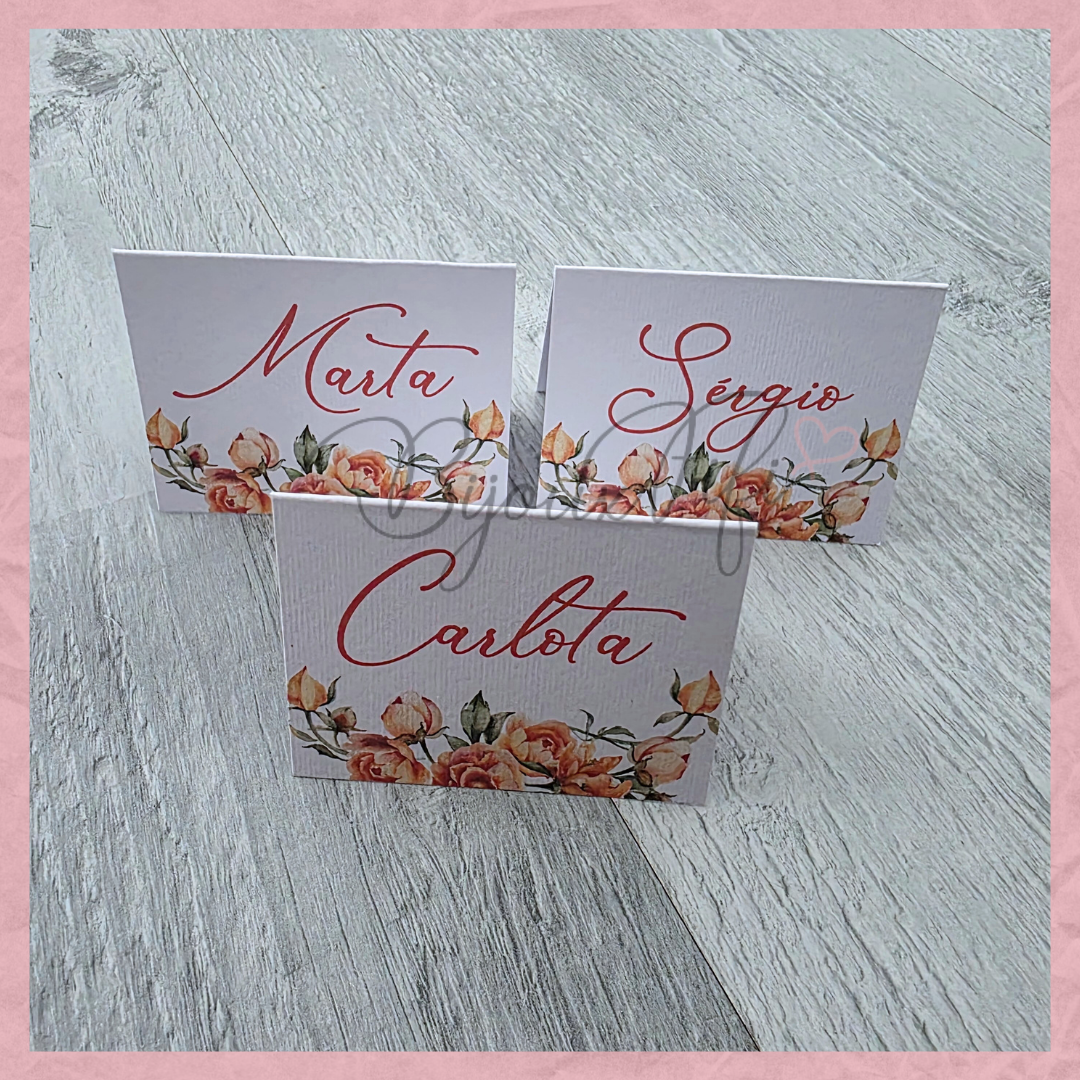 Marcador de Mesa Individual "Terracotta"