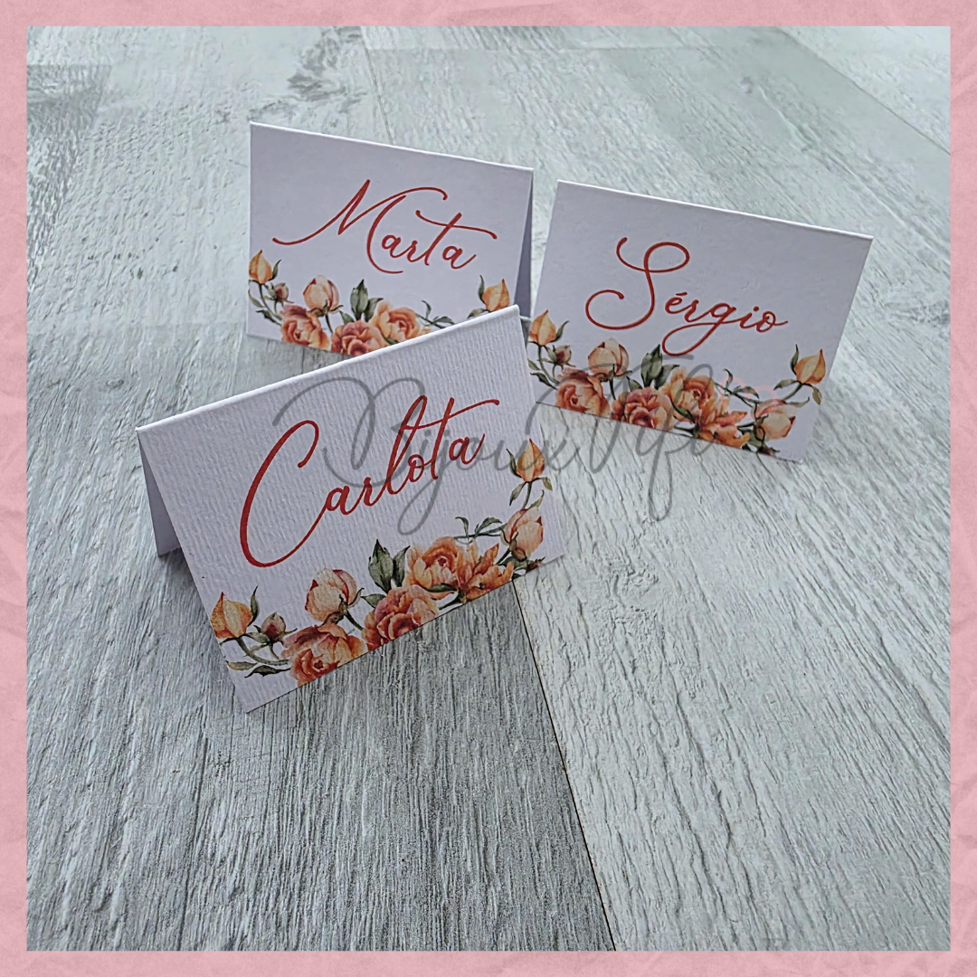 Marcador de Mesa Individual "Terracotta"