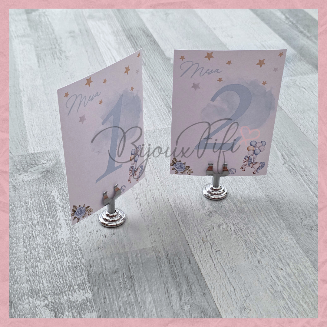 Marcador de Mesa com base "Fun Park" Blue