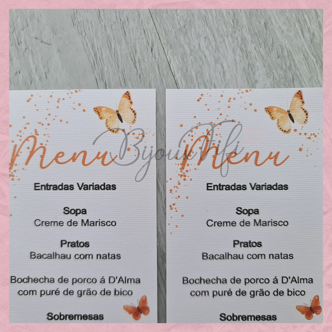 Ementa "ButterFly"
