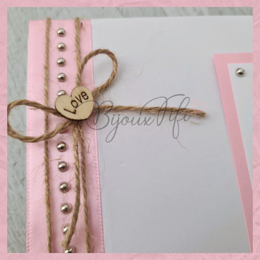 Livro de Honra A4 "Cute Bear" Rose