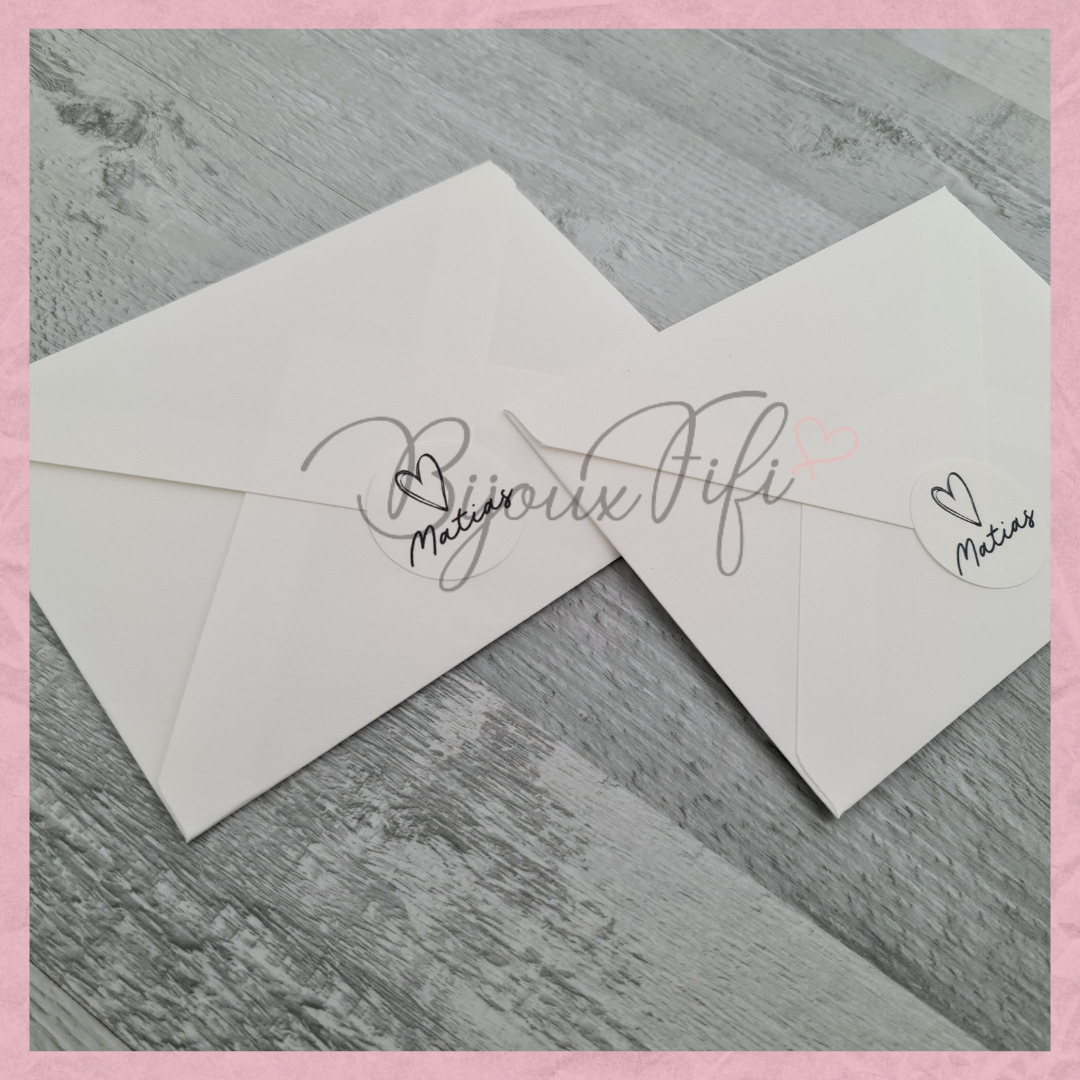 Convite Envelope White "Minimalist"