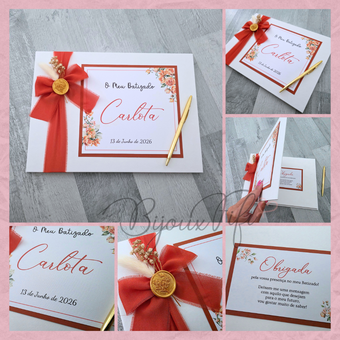 Livro de Honra A4 "Terracotta"