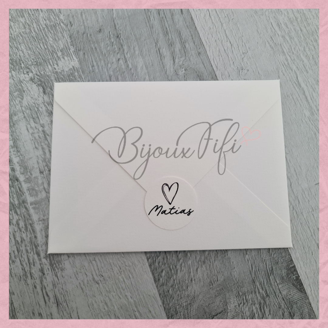 Convite Envelope White "Minimalist"