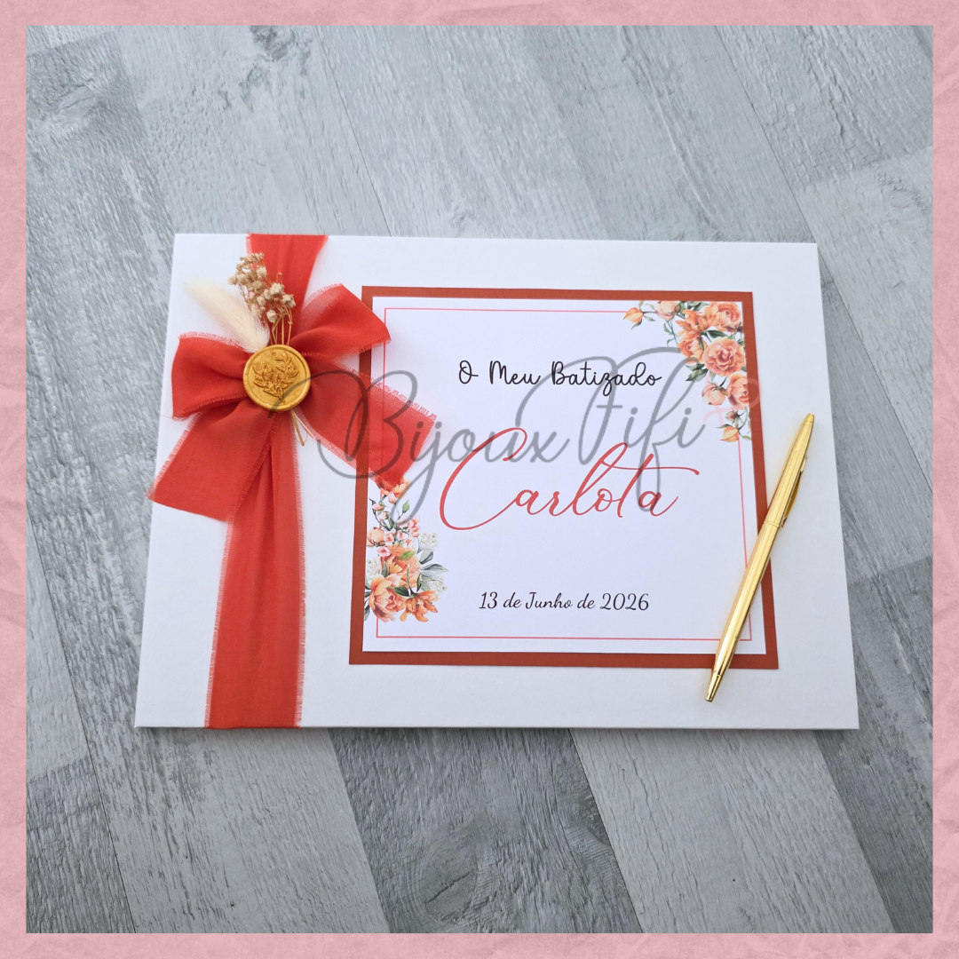 Livro de Honra A4 "Terracotta"