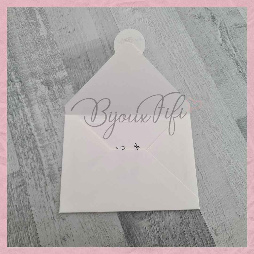 Convite Envelope White "Minimalist"