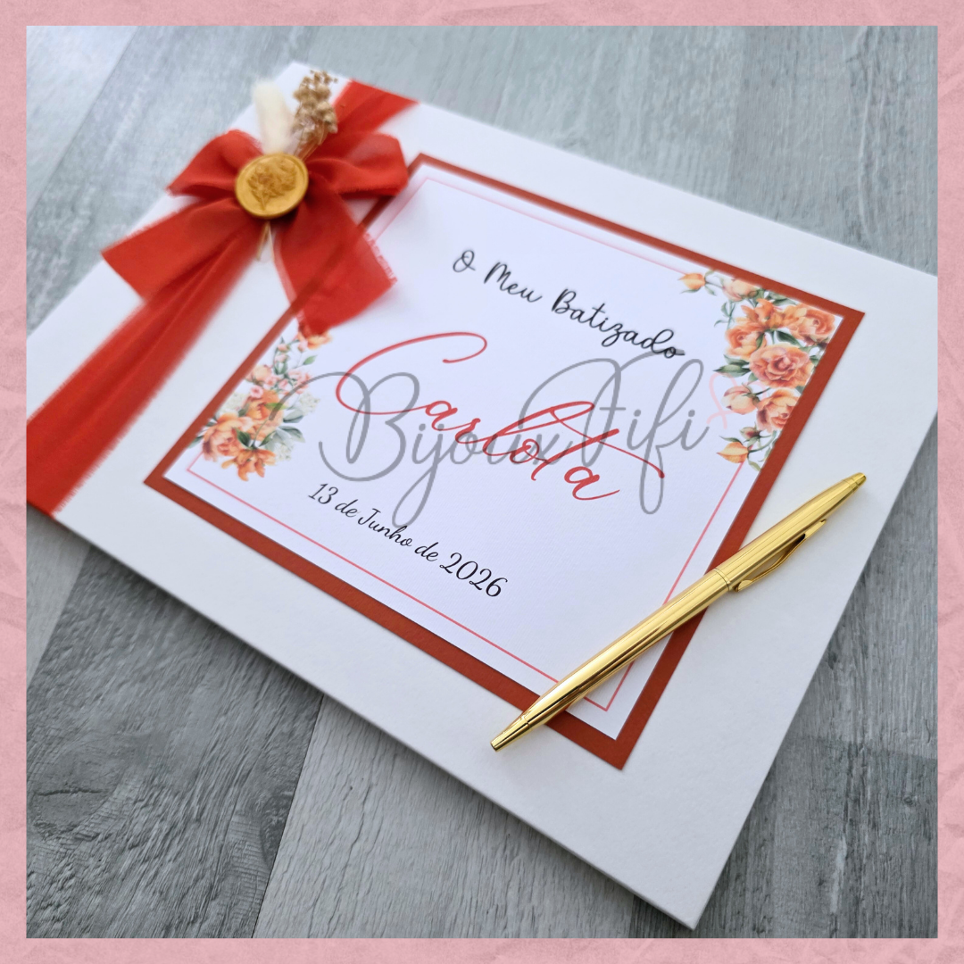 Livro de Honra A4 "Terracotta"