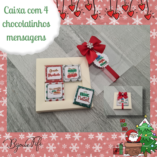 Pack de 4 Chocolatinhos "Padrinhos"