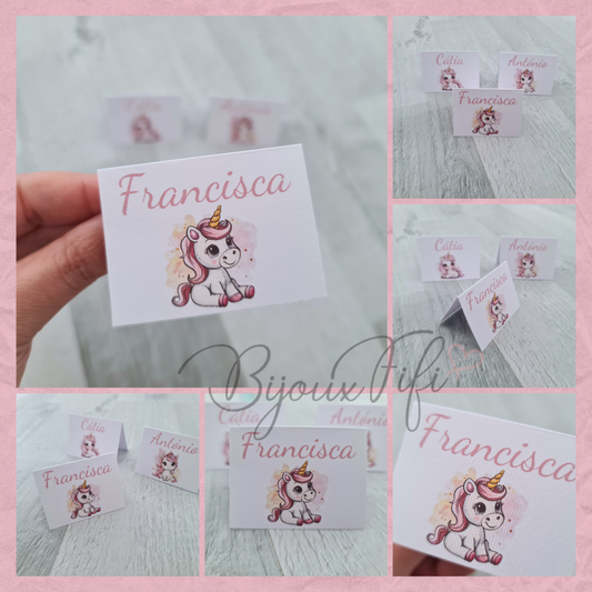 Marcador de Mesa Individual "Unicorn"