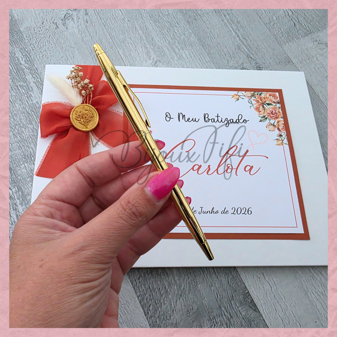 Livro de Honra A4 "Terracotta"