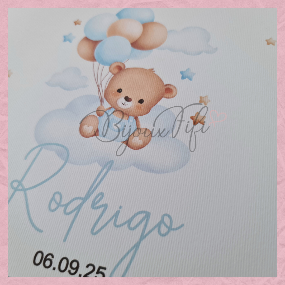 Livro de Honra A4 "Cute Bear" Blue