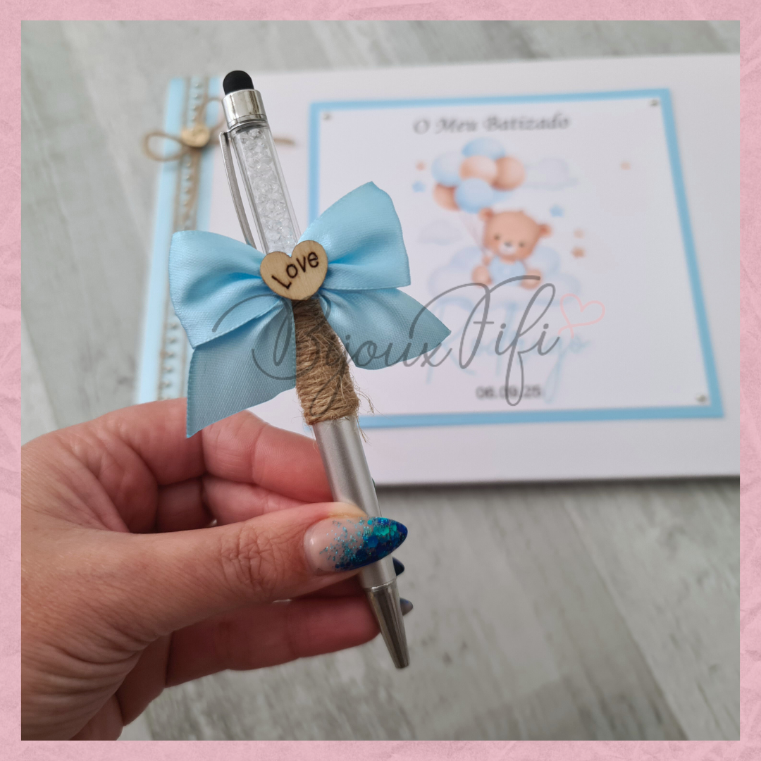 Livro de Honra A4 "Cute Bear" Blue