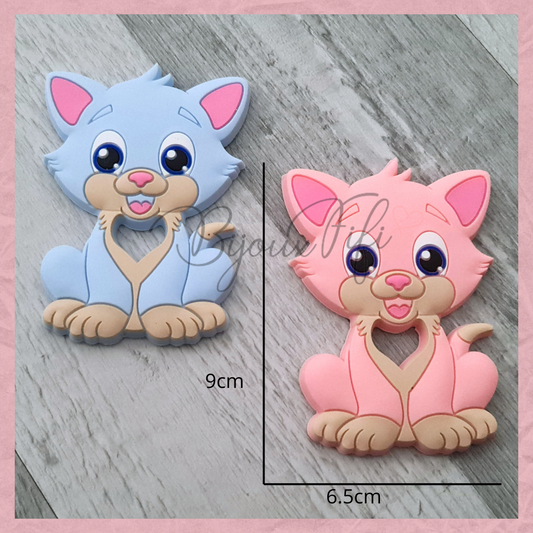 Mordedor de silicone Gatinho