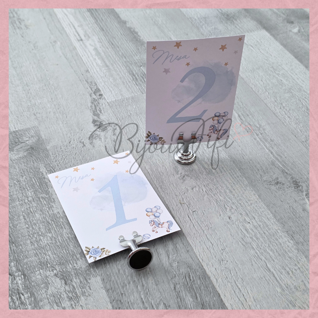 Marcador de Mesa com base "Fun Park" Blue