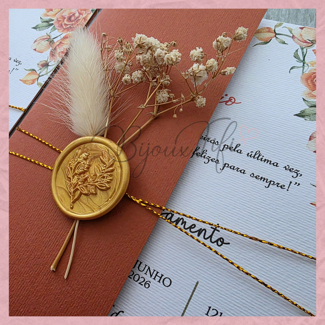 Convite Wedding "Terracotta"