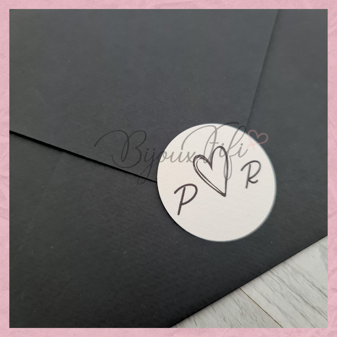 Convite Wedding Black "Minimalist"