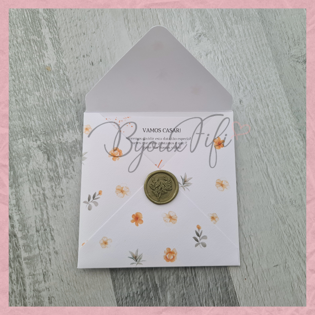 Convite Wedding "ButterFly"