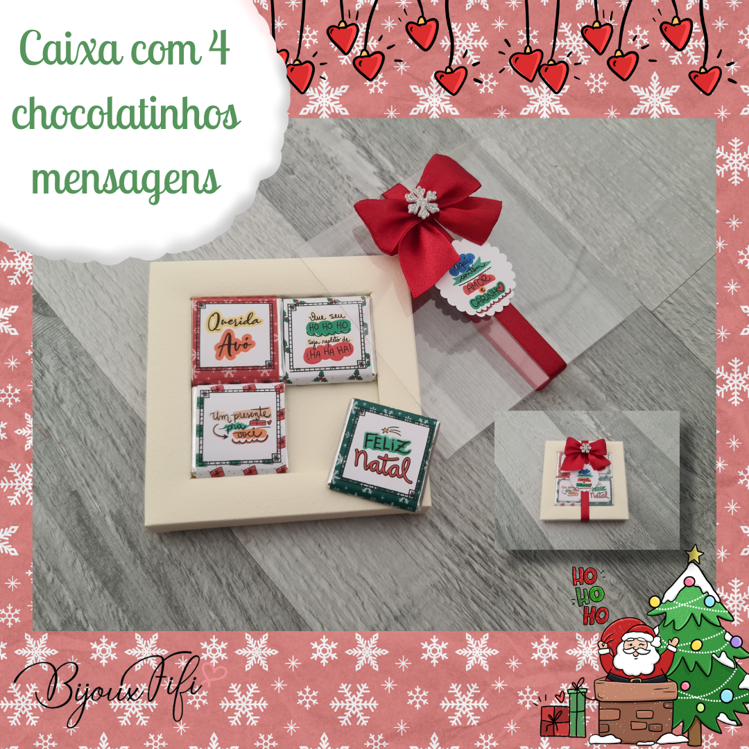 Pack de 4 Chocolatinhos "Família"