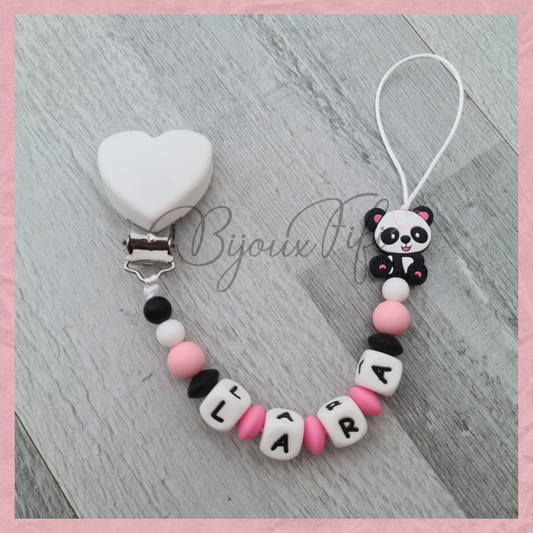 Prende Chucha de silicone com NOME