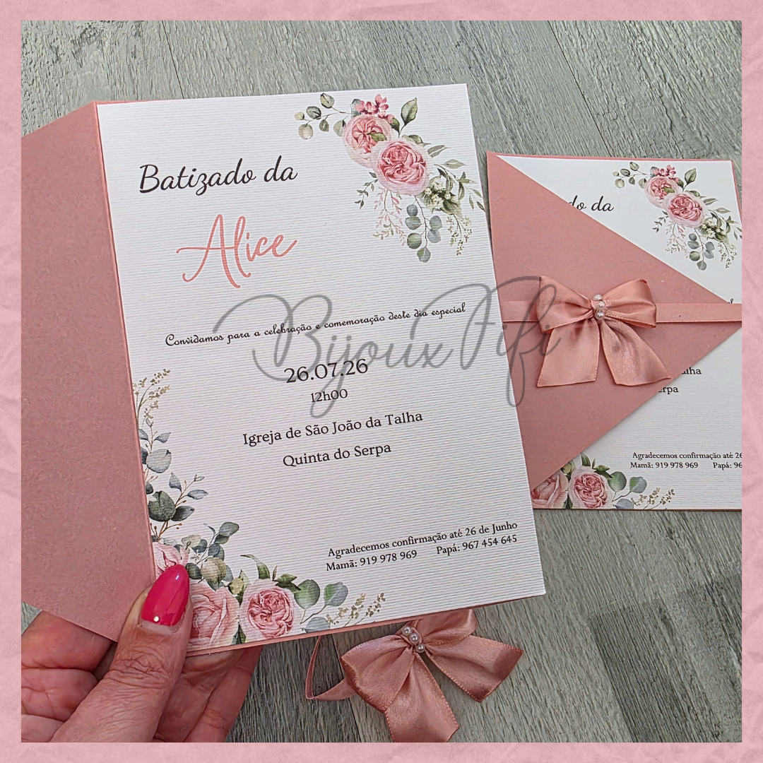 Convite Capa "Old Rose" V2