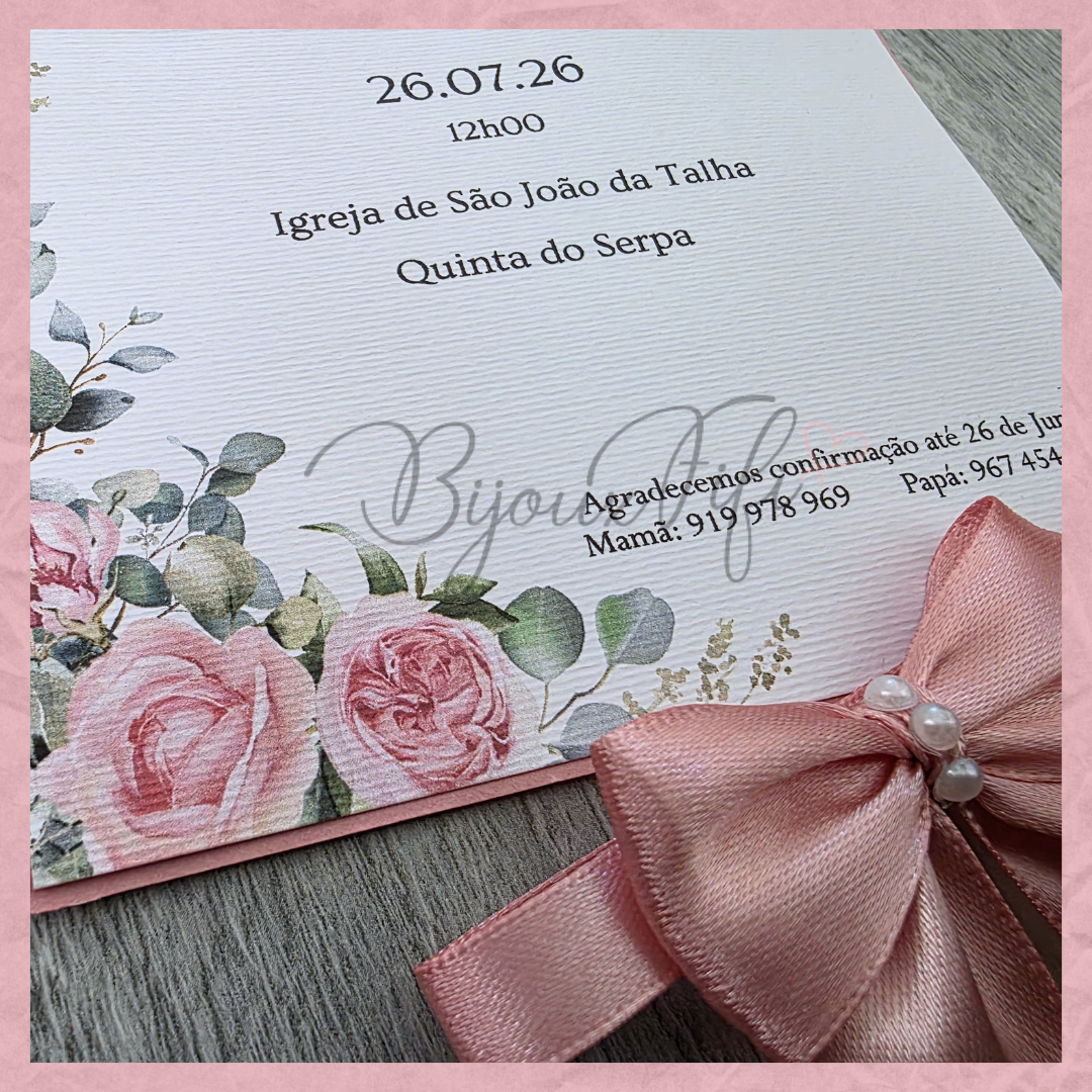 Convite Capa "Old Rose" V2